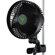 VIVOSUN AeroWave A6 front view showing fan blades and compact design for focused airflow