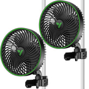 VIVOSUN AeroWave front view showing compact fan and airflow benefits
