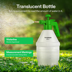 VIVOSUN ergonomic handle and locking clip, offering comfortable continuous spraying