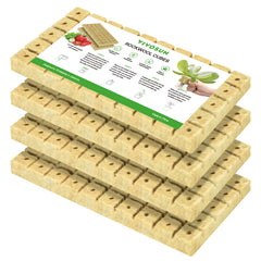 VIVOSUN front packaging showing 200 rockwool cubes for easy storage and quick use