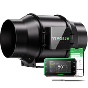 VIVOSUN G6 front view showing compact fan and durable housing for reliable ventilation