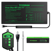 VIVOSUN heat mat front view showing full coverage and even warmth benefit