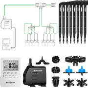 VIVOSUN kit front packaging showing complete irrigation set and components benefits convenience