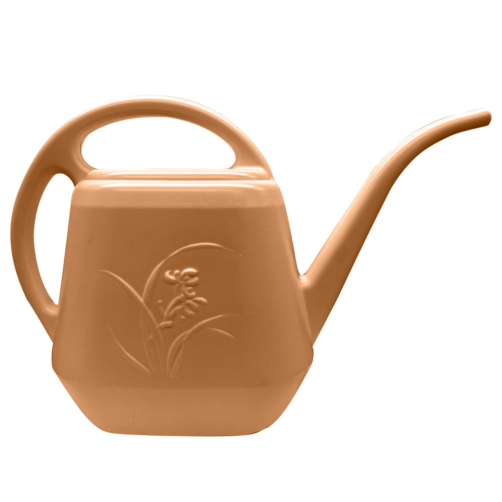 VKPLITE copper watering can front view showing sleek design and easy pouring