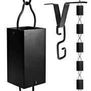 VMSIXVM front view showing large square cups and sleek black finish for curb appeal