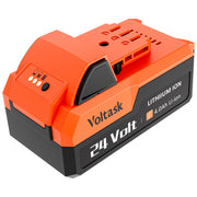VOLTASK front view showing battery pack for easy replacement benefit