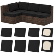 Vorshape front set shot showing eight cushion covers for quick refresh