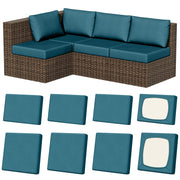 Vorshape front view of eight cushion covers showing coordinated set and instant refresh