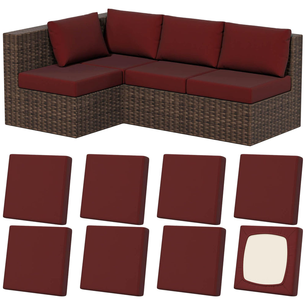 Vorshape front packaging view showing 8-piece slipcover set for easy refresh