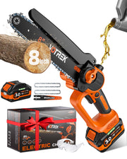 VOTREK front view compact mini chainsaw showing lightweight handling benefit