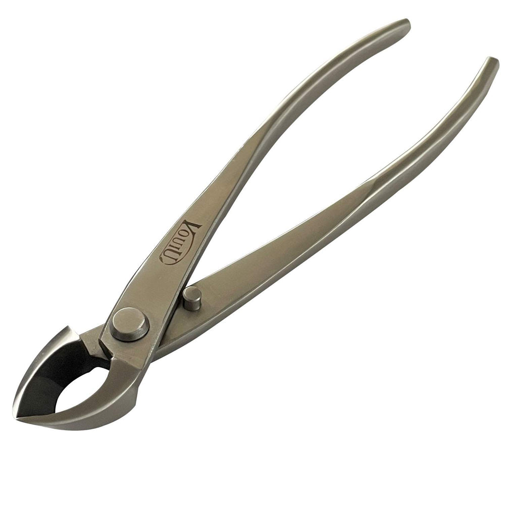 VOUIU concave cutter front view showing handles and compact size for comfortable control