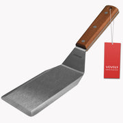 Vovoly front view spatula showing blade and handle provides robust flipping control