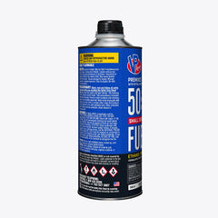 VP Racing being poured into a trimmer showing easy no-mix refill