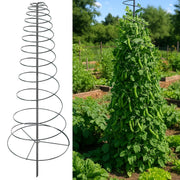 VRIEZOP front view of spiral trellis showing stable garden support