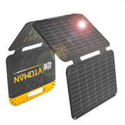 VTOMAN front panel view showing compact design and easy charging