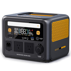 VTOMAN Jump 600X front view showing ports and controls for easy access