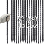 VVOKGO front view of bundled 24-inch stakes showing durable packaging and quantity