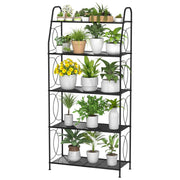 VyGrow front view of 5-tier plant stand showing vertical display benefit