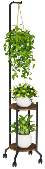 VyGrow front view of full plant stand showcasing vertical display and stability