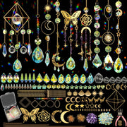 VZZNN front packaging showing full 800 piece suncatcher kit and box benefits