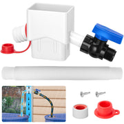 WADEO diverter front view showing compact connection and easy installation benefit