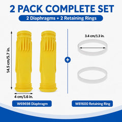 Wadoy W81600 retaining ring detail illustrating secure fit and reliable sealing