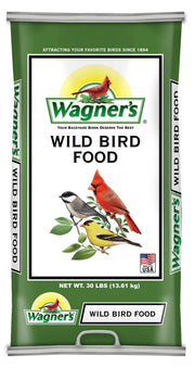 Wagner's 30-pound bag front view shows brand and product for easy identification and pantry storage