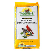 Wagner's front-of-bag showing 25-pound seed and brand for reliable feeding