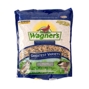 Wagner's front packaging 6-pound bag showing product name and variety, easy storage benefit