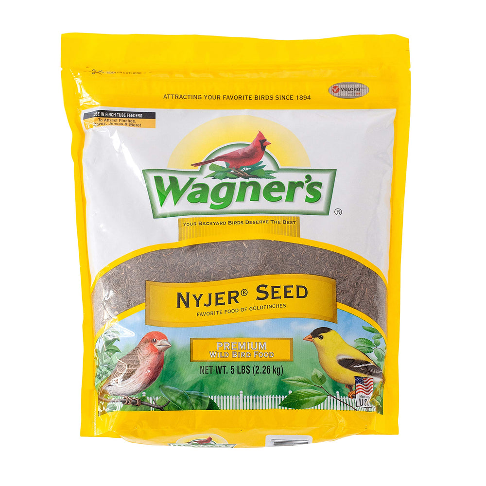 Wagner's bag front view showing product and weight, highlights easy storage