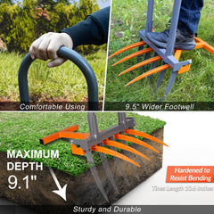 Walensee handle close-up highlighting U-shaped grip for less strain