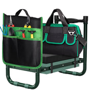 Walensee front view folded seat showing portability and compact storage