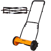 Walensee front view of mower showing neat cut and eco benefit