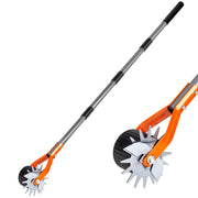 Walensee front view showing wheel rotary edger for clean lawn edges