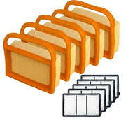 WanQin air filter 5-pack front view showing complete kit and quick maintenance benefit