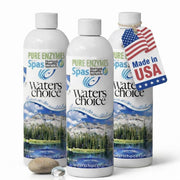 Waters Choice front packaging showing three bottles and clear labeling benefits
