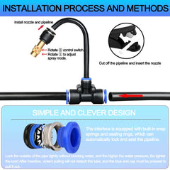 WCBMIRRI adjustable dropper detail showing variable flow control for plants