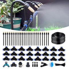WCBMIRRI front packaging showing the complete 100FT drip irrigation kit benefits