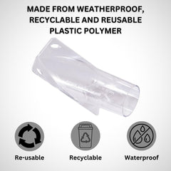 WCS PRO-Cone Corner clear polycarbonate detail showing UV-resistant durable material