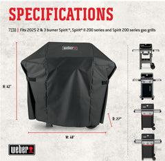 Weber fabric close-up showing texture and durable water-resistant finish