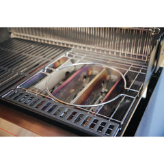 Weber crafted frame kit close-up of frame fit and durable construction benefit