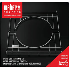Weber crafted frame kit lifestyle outdoor kitchen scene showing convenience