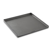 Weber Crafted griddle front view showing flat cooktop and rust-resistant finish
