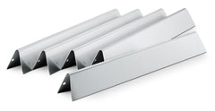 Weber Flavorizer bars front view showing stainless steel and durable design