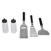 Weber full tool set displayed showing all five pieces and easy organization