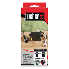 Weber igniter installed on Spirit grill for reliable push-button ignition