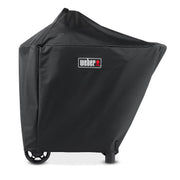 Weber cover front view showing fitted protection and neat appearance