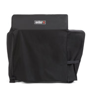 Weber Searwood cover front view showing full protection benefit