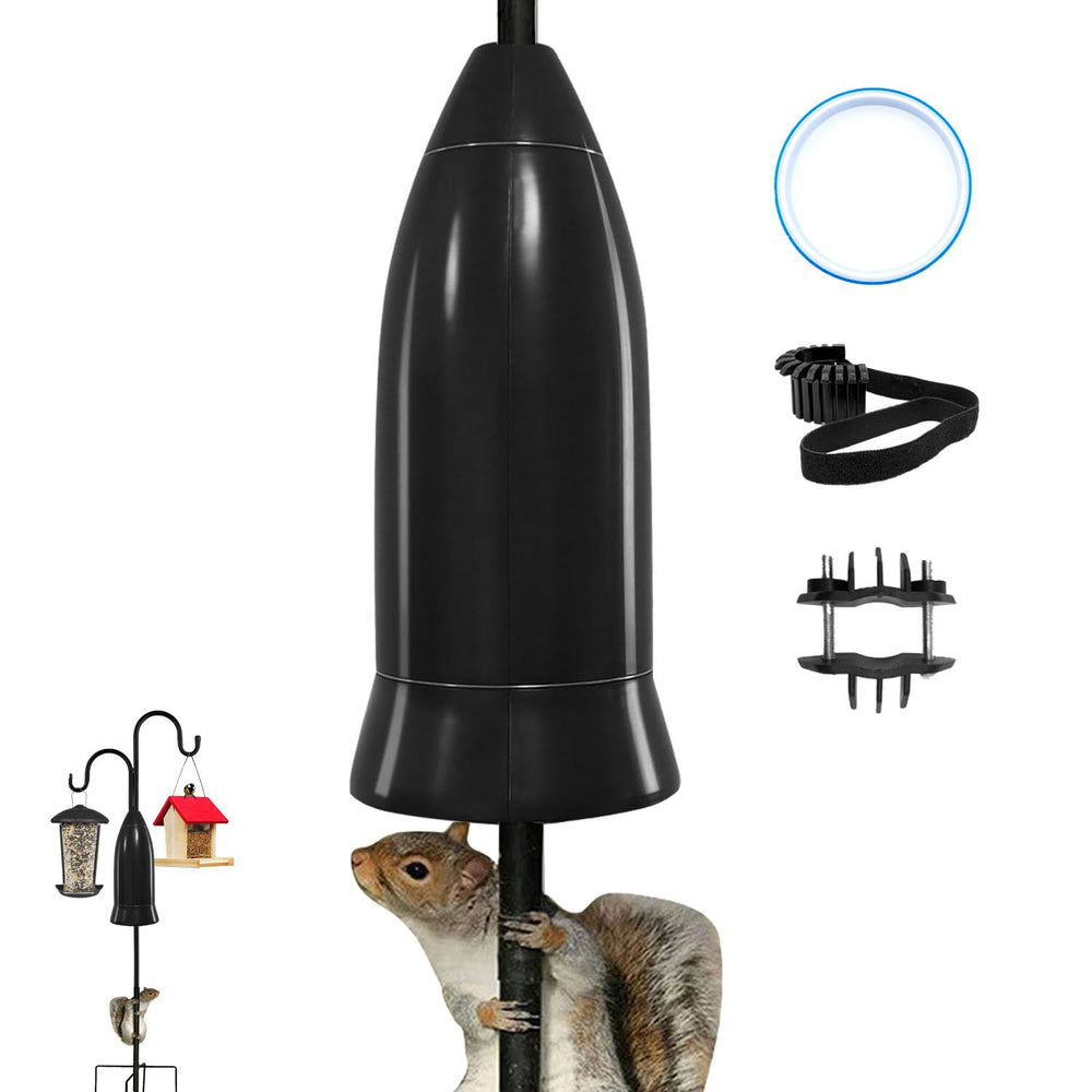 WeeFeetc front view of the baffle showing protective cylinder and clear shape for deterrence