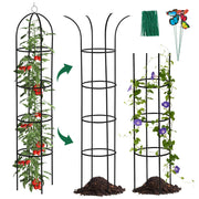 WellSign obelisk full front view showing sturdy iron frame and decorative height benefit